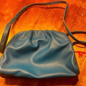 Brand new teal LDT Lilly crossbody purse with pink logo bag!